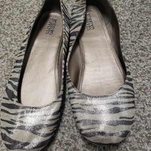 women's Mossimo zebra print flats sz7.5